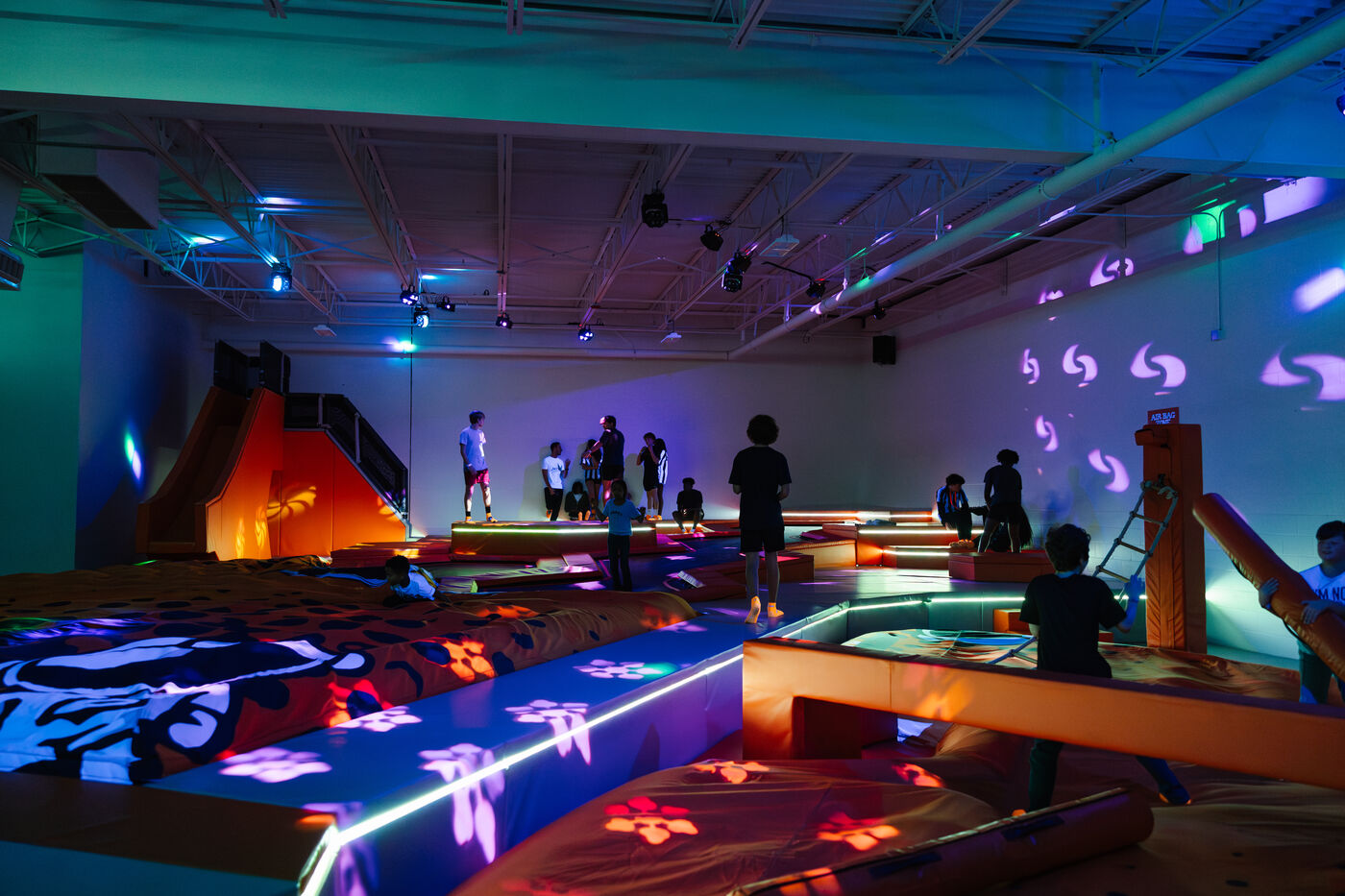 LED Lighting - The bright future of trampoline park design