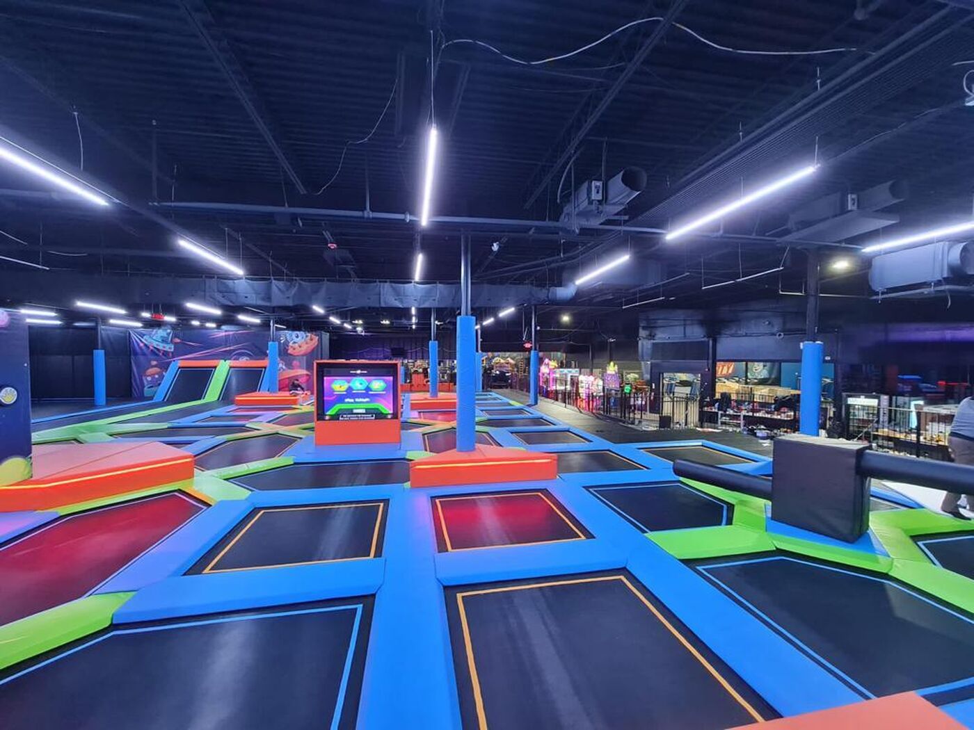 LED Lighting - The bright future of trampoline park design